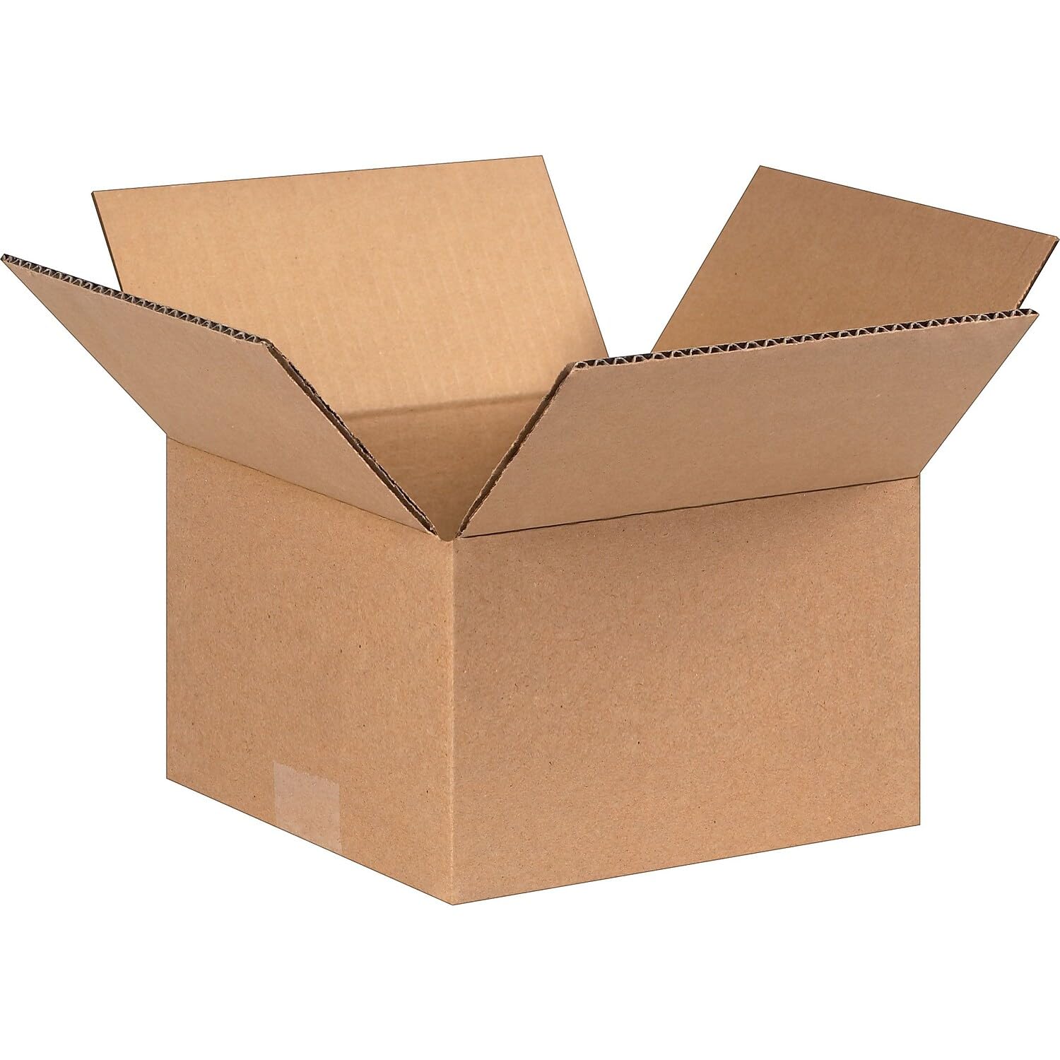 aviditi 885 einlagiger Wellpappe Box, 20,3 cm Länge x 20,3 cm Breite x 12,7 cm Höhe, Kraft (Bundle Of 25)