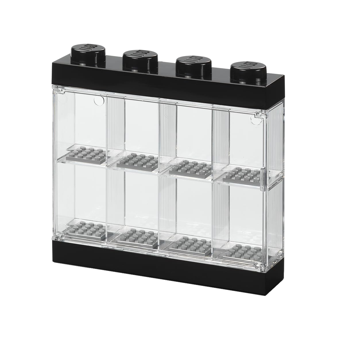 Lego Star Wars Minifigure Display Case Nero, 4.6x4.6x4.3 cm