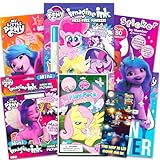My Little Pony Coloring Book Super Set - Bundle with 4 My Little Pony Books Filled with Games, Puzzles, Stickers and Coloring Activities | MLP Party Supplies