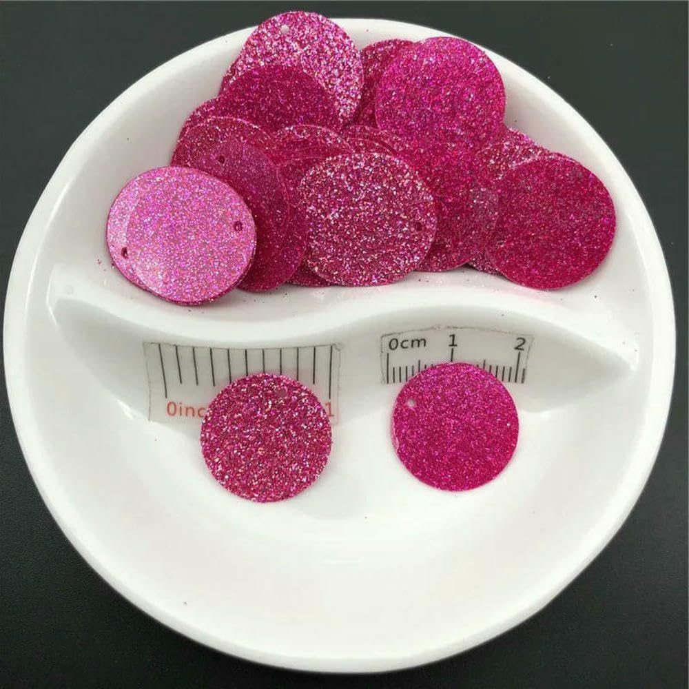Paillettes Plates Rondes en Vrac de 20 mm pour décoration de Mariage, Couture, Scrapbooking, Accessoires de Bricolage