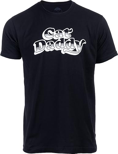 Cat Daddy Divertida camiseta con diseño de gatito y padre, camiseta humorística para hombre