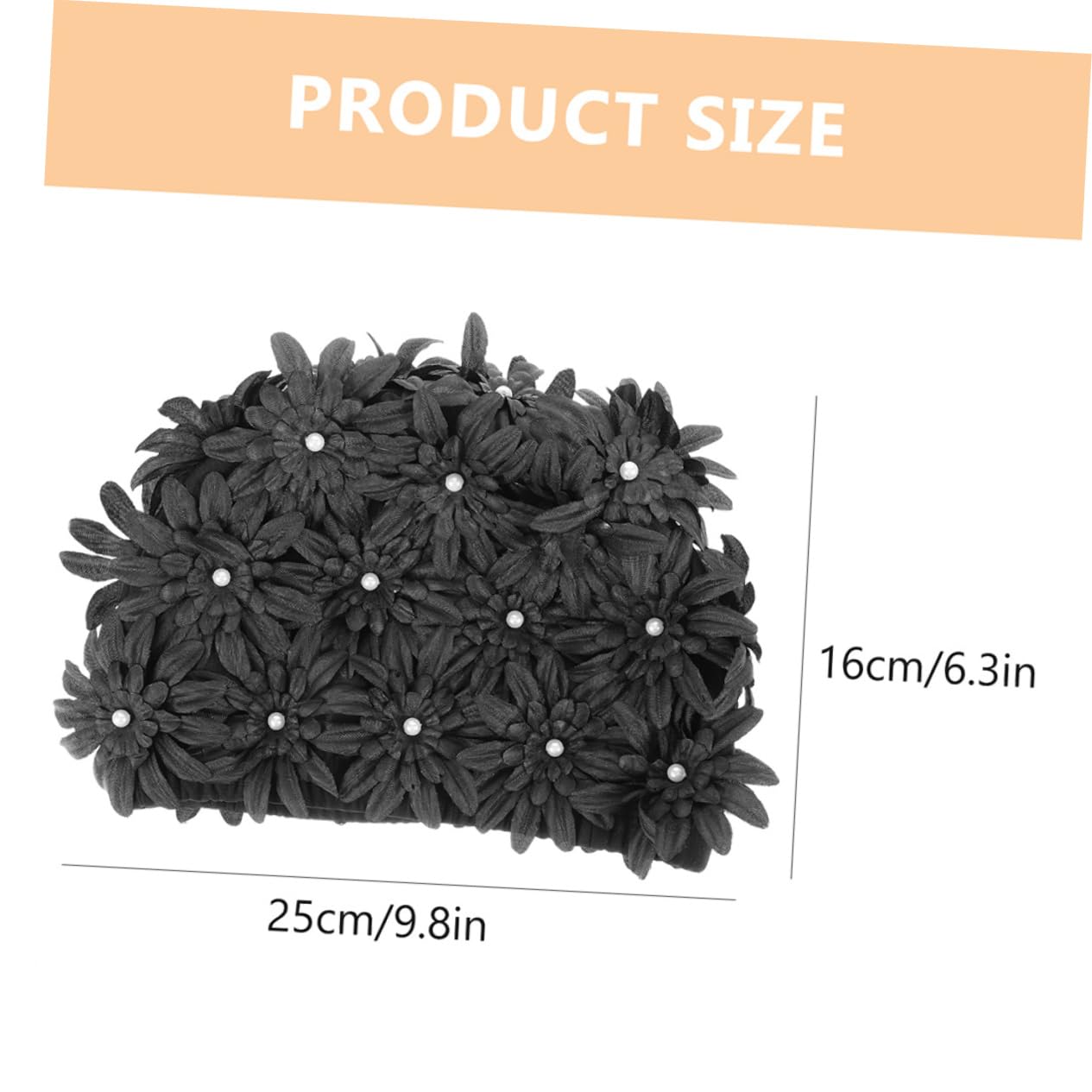 Gorro de Baño Flores Celebracion Verano 2piezas Brocado para Mujer Adulta | Ajuste Cómodo y Portátil, Protección para Natación, Reduce Fricción y Resistencia, Estilo Creativo