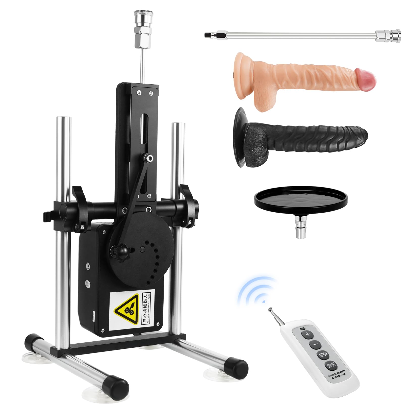 Sex Machine Premium Sex Machine with Dildo and Suction Cup Attachments Automatic Thrusting Love Machine with Quick-Air Connector