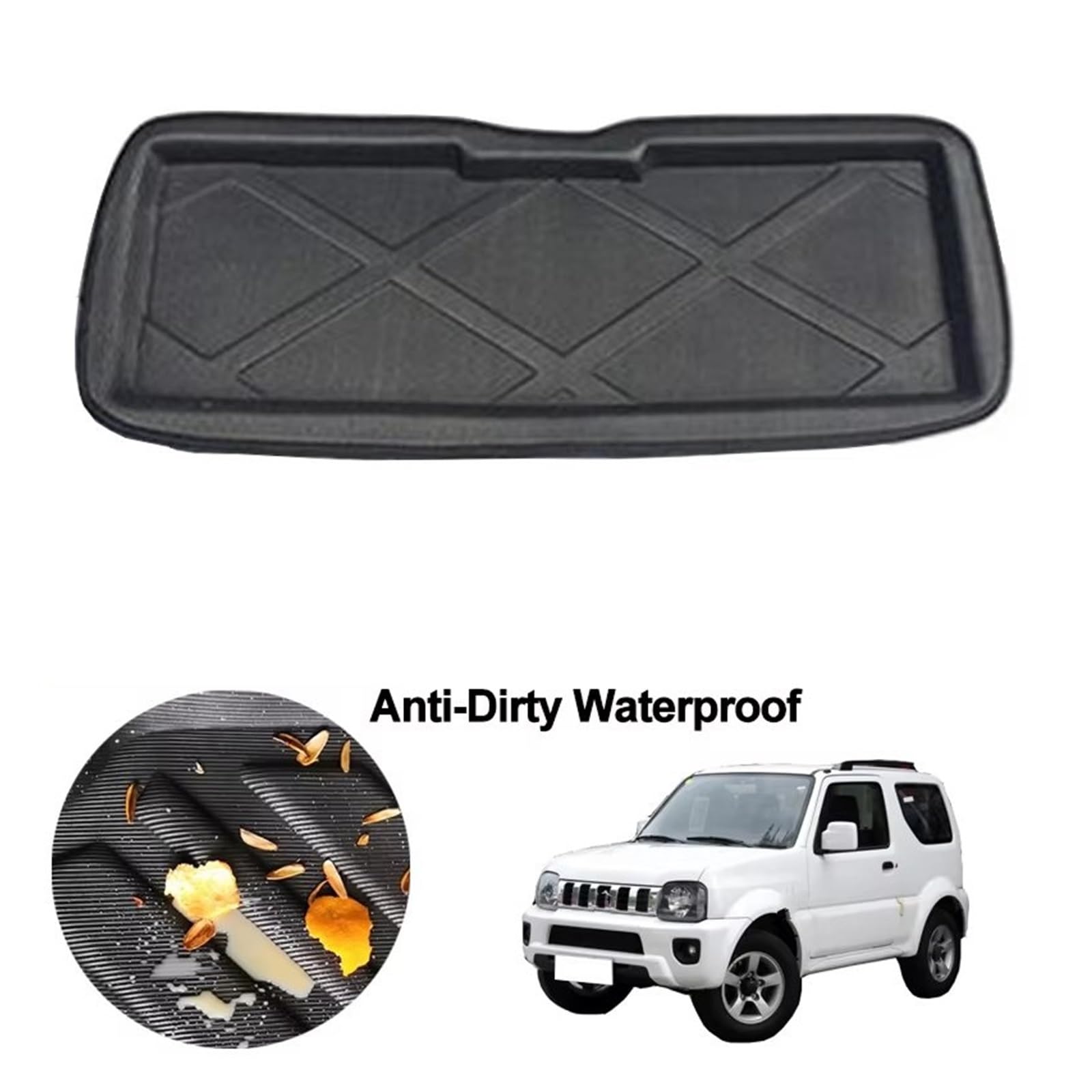Alfombrillas Maletero Para Chevrolet Para Jimny 1998-2014 2015 2016 2017 2018 Estera Interior Del Maletero Del Coche De Tercera Generación Alfombra