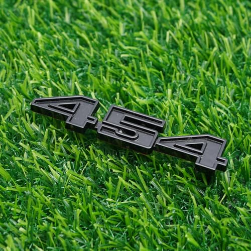 Image of Right & Left Badge 3D Emblems Nameplate Replacement for 3975410 1970-1974 inch454 inch 2Pc (Gloss Black)