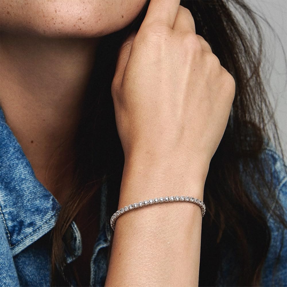 Pandora Timeless Tennisarmband, funkelnd, Sterlingsilber, mit klarem Cubic Zirkonia