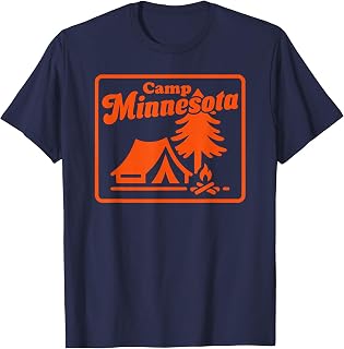 CAMP MINNESOTA CAMPING MN T-Shirt