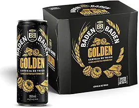 Baden Baden Cerveja Ale Golden, Pack 6 Latas Lata 350ml
