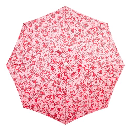 Business & Pleasure Co. Margaritaville Manana Umbrella - 6.5' Beach Umbrella Sand Anchor, 7' Tall Telescopic Aluminum Pole, UPF 50+, Strawberry Daiquiri Tiki by Business & Pleasure Co. - Used condition - Image 2