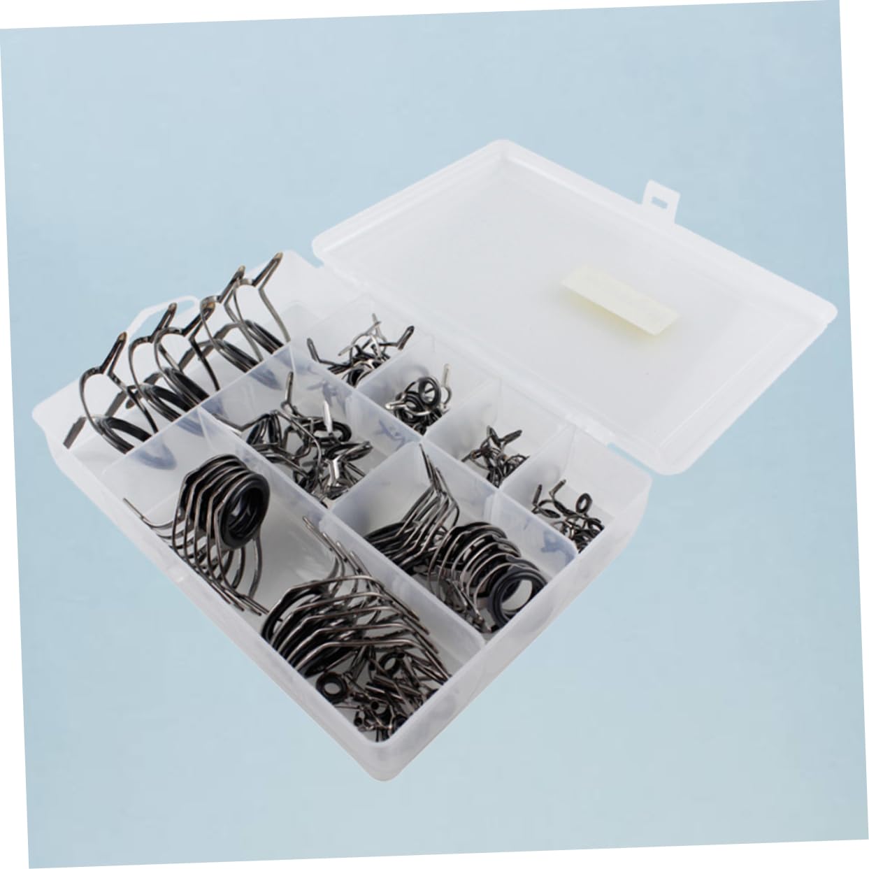 BESPORTBLE Kit de Réparation de Canne à Pêche 85 Pièces Céramique Noir