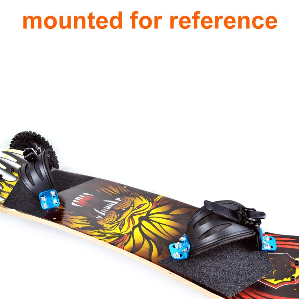 Bande de pied réglable pour skateboard de montagne