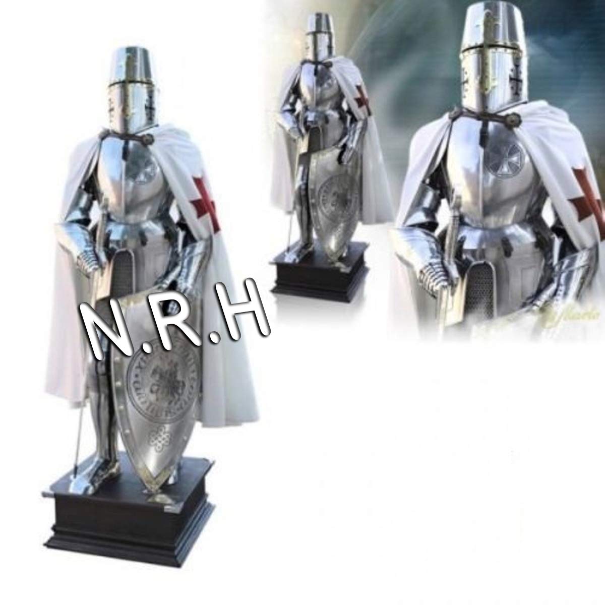 Medievale Cavaliere Tuta di Templari Armatura di combattimento Full Body Armour