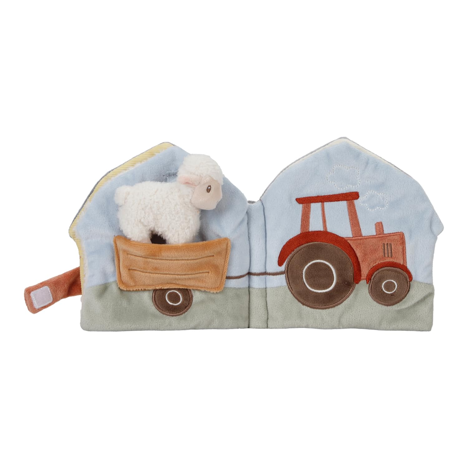 Little Dutch Fühlbuch Stoffbuch Babybuch aus weichem Stoff Aktivität, Entdecken und Knistern Bauernhaus - Little Farm