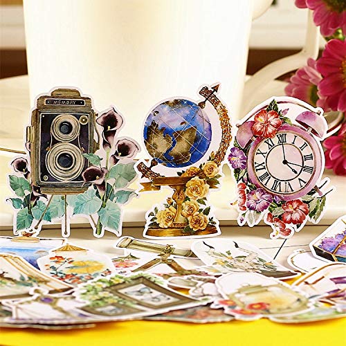 Preisvergleich Produktbild 20pcs Kreative niedliche selbstgemachte Retro tägliche Notwendigkeiten Scrapbooking Aufkleber / dekorative Aufkleber / DIY Handwerk Fotoalben
