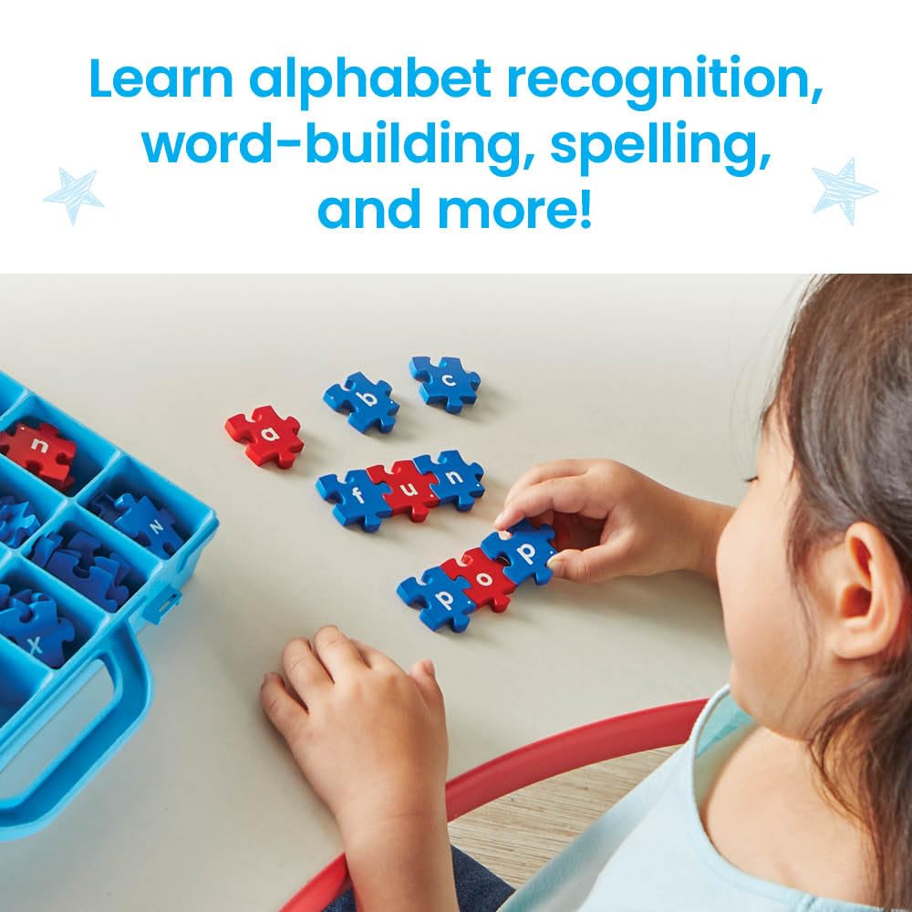 Learning Resources Lowercase Alphabet Pieces, Spelling Toys for Kids 3-5, Word Building Puzzles, Early Letter Recognition - Image 3