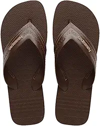 Chinelo Havaianas Hybrid BE Tira Larga Sola Reforçada Dia a dia Casual Moda (CAFE/CAFE, BR, Adulto, Faixa Numérico, 41, 42)