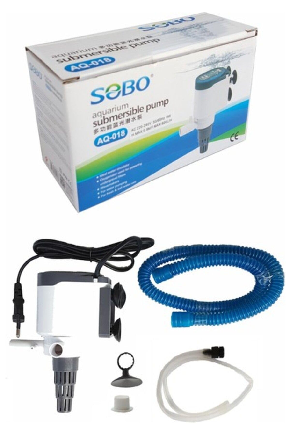 Sobo Yeni Nesil Kafa Motoru 8W 600L/H Tek Çıkış