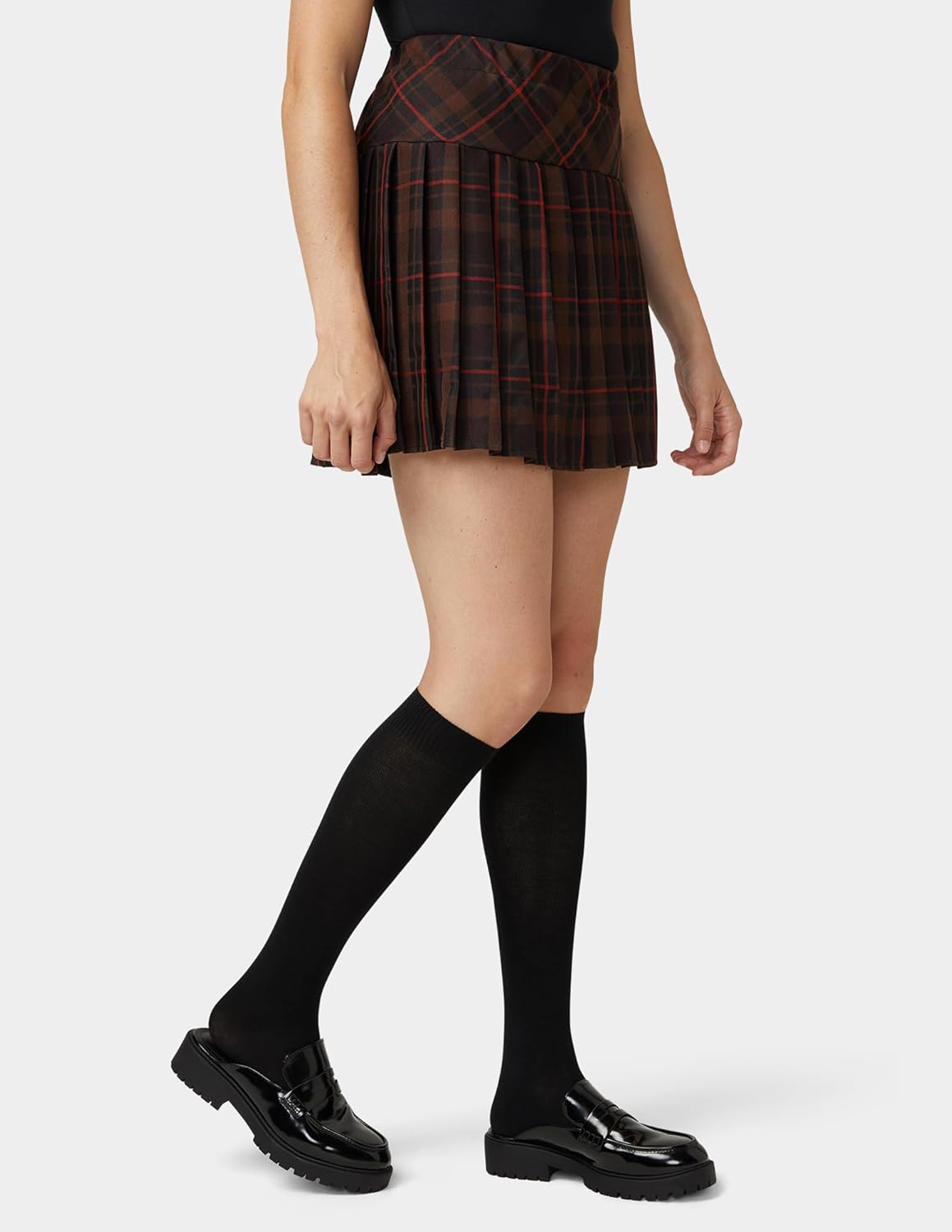 HUE Women’s Flat Knit Knee High Cotton Boot Causal Dress Long Calf Socks - Image 5