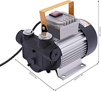 Vista 3 de Bombas de combustible eléctricas 110V AC 16GPM autocebante Diesel Kerosene Oil Bomba Extractor de Transferencia de Combustible 550W