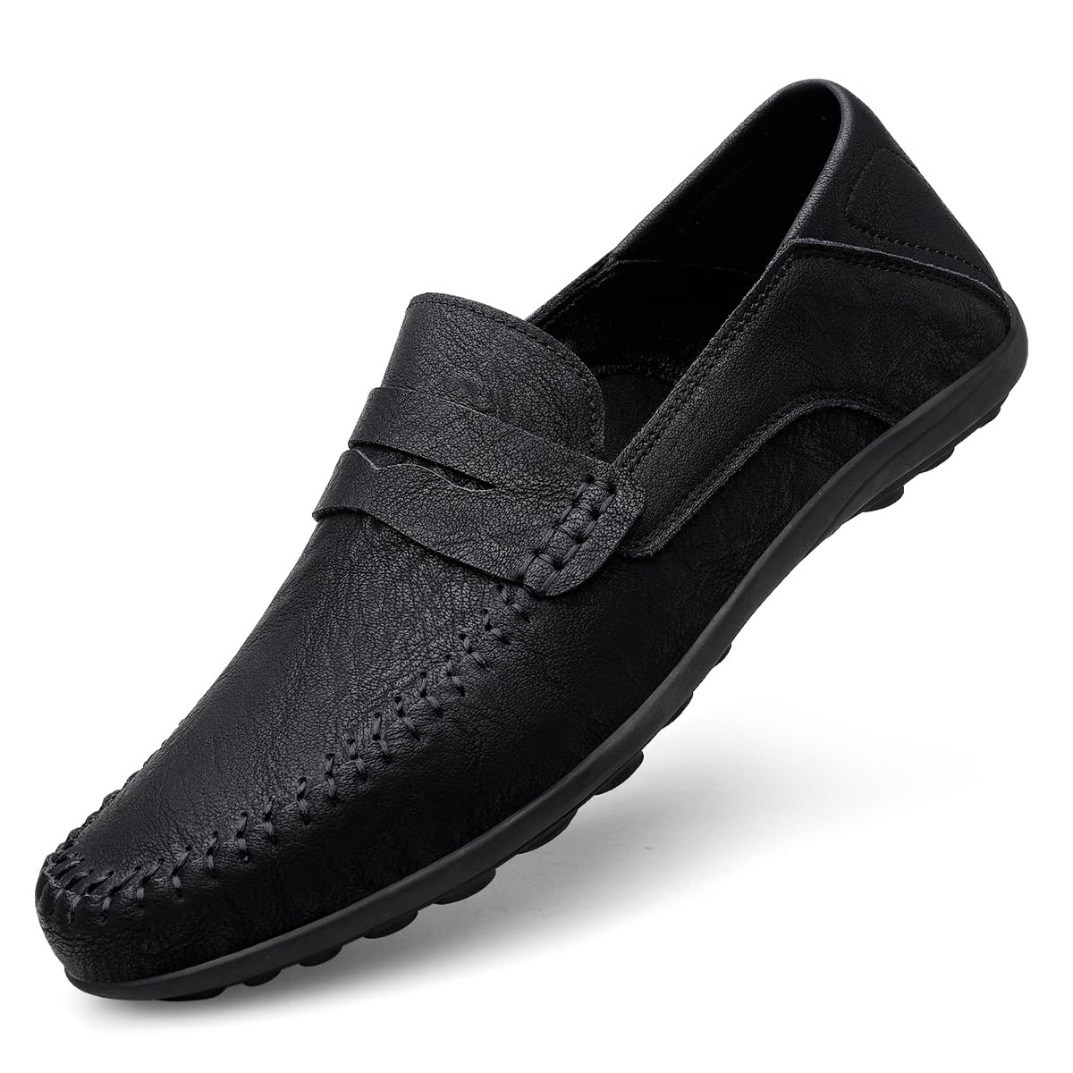 Classic Penny Loafers Hombres de Gamuza Penny Mocasines Cómodo Zapatos de conducción Oxfords Moda Zapatillas 38-49 EU