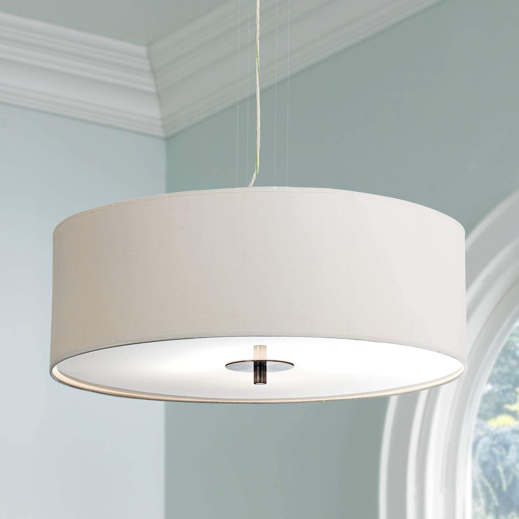 White Shade Pendant Light