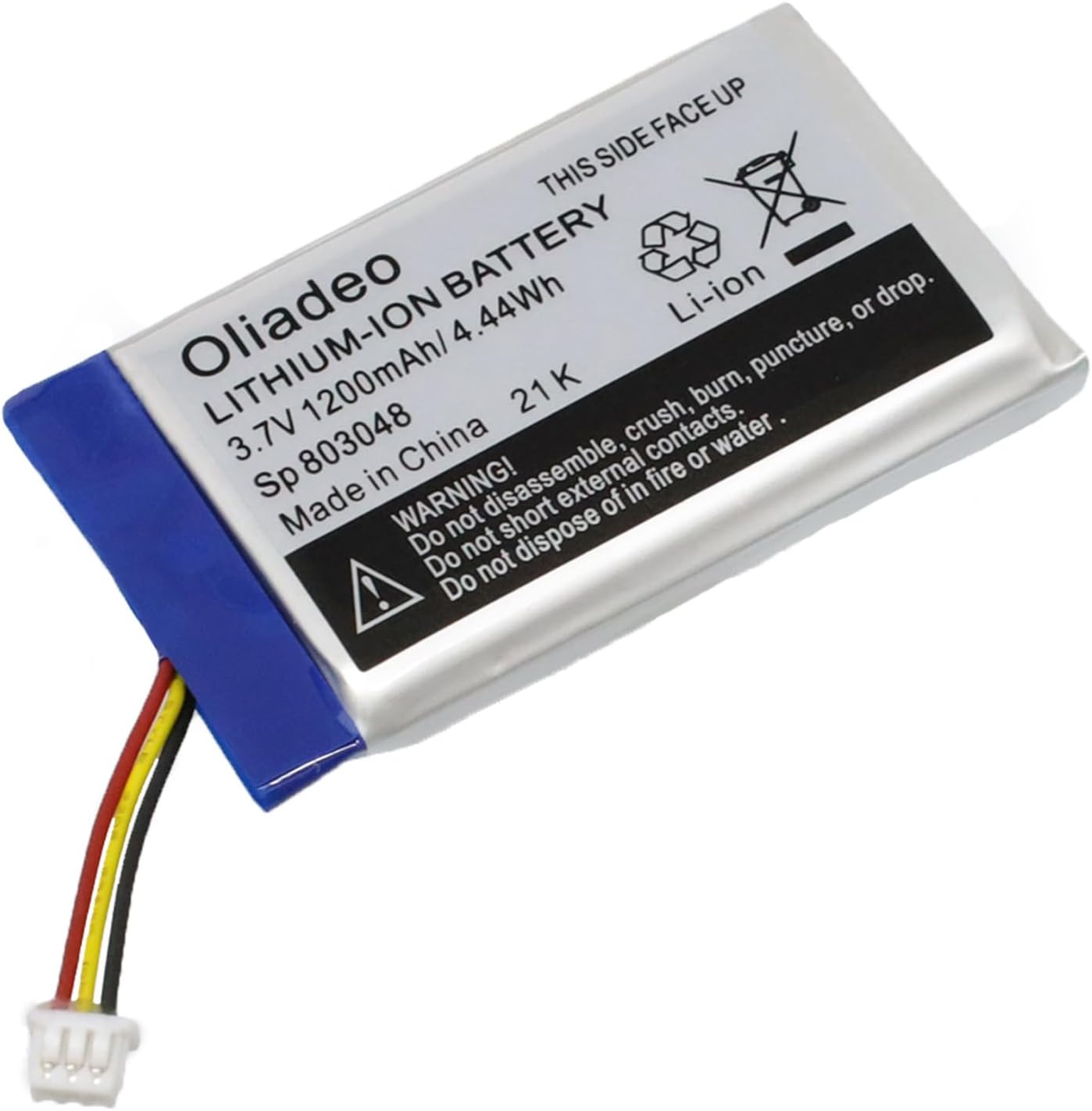 oliadeo Replacement for Infant Optics DXR8 Battery Fits