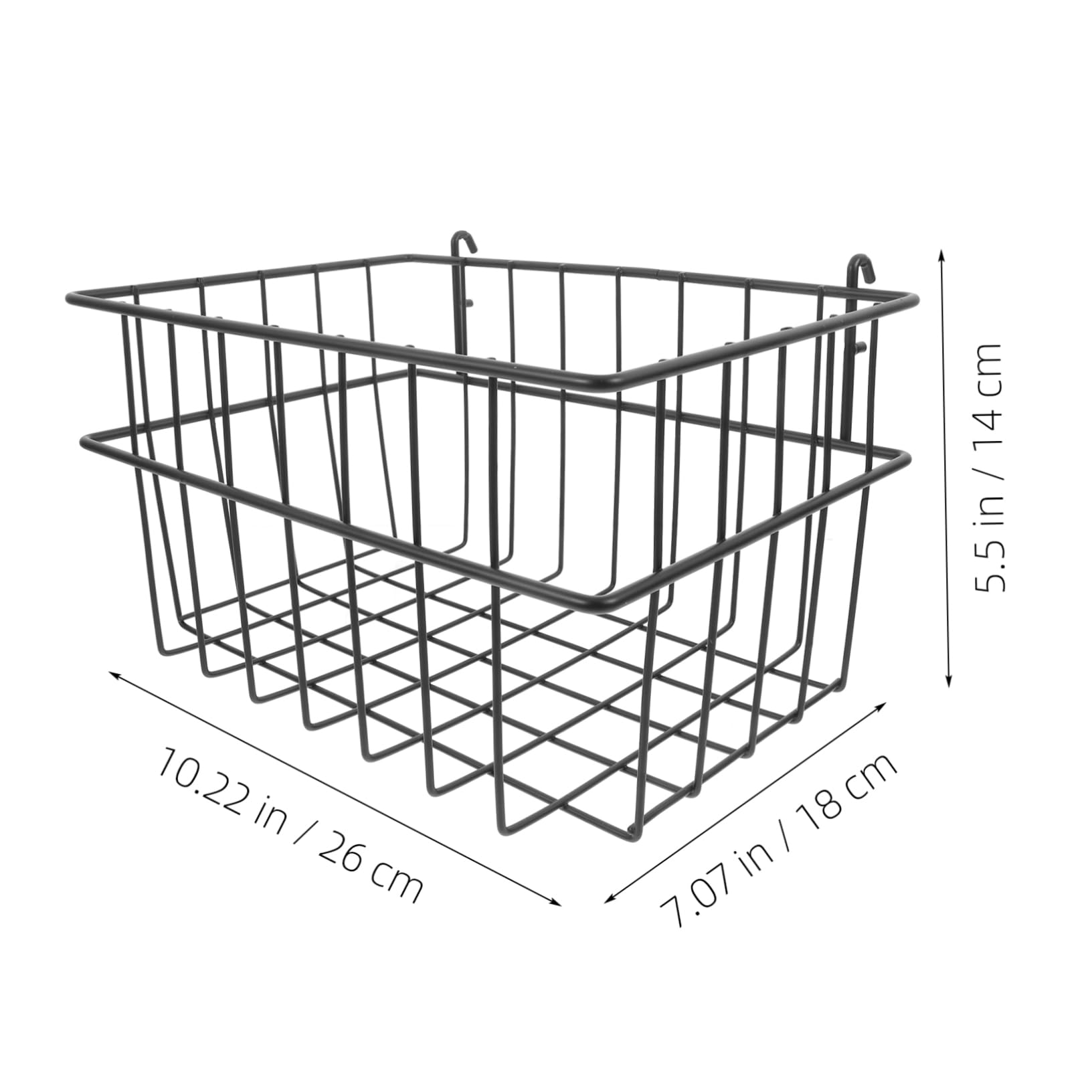Unomor Pegboard Bins Heavy Duty Storage Baskets Wire Shelf Organizer No Drill Mount Multi-functional Wall Hanging