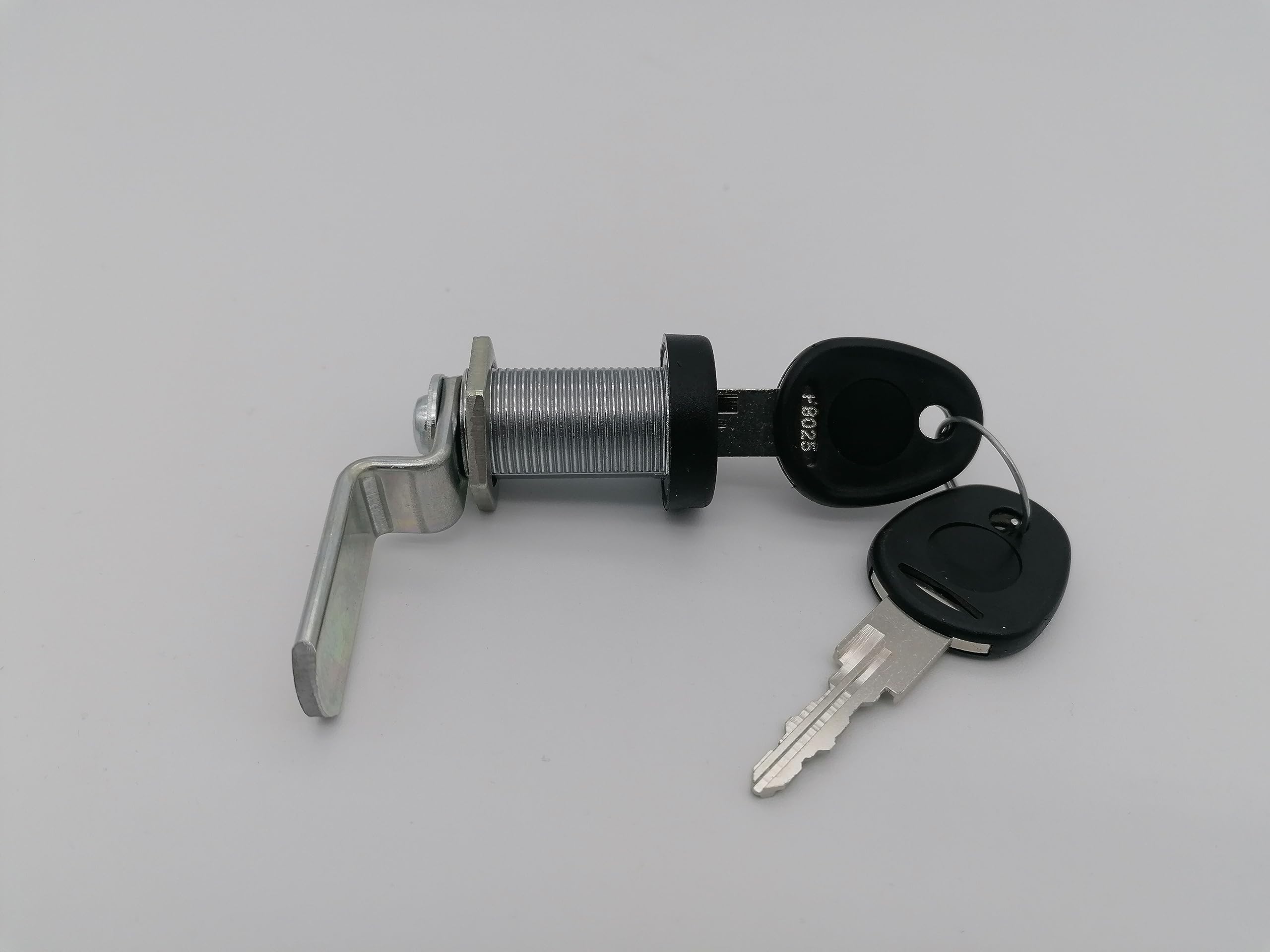 CR-MOESANCO® Cerradura de Seguridad Cilíndrica de Acero Inoxidable para Buzón, Baúl de Caravana, Cofre de Autocaravana, Armario con 2 Llaves