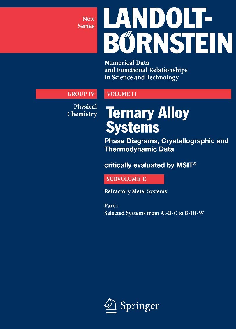 Selected Systems from Al-b-c to B-hf-w