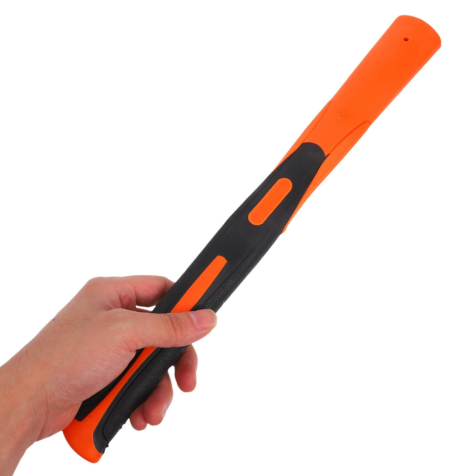 TIDTALEO Mango de Repuesto para Maza de Goma Antideslizante y Antivibración Mango Recto de Goma Duradera para Herramientas de Jardinería y Mejoras del Hogar Accesorio Negro y Naranja