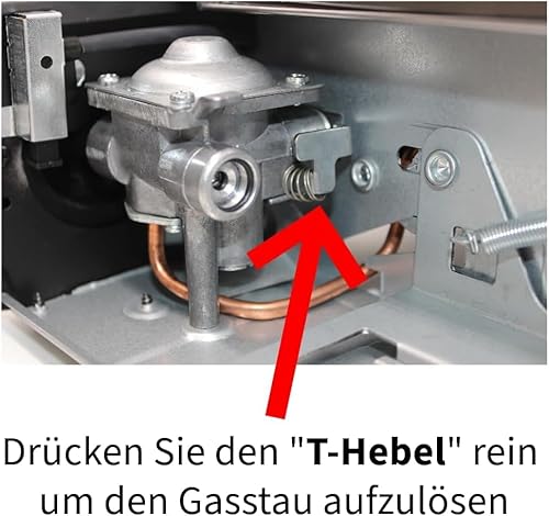 Foto von IMEX Gaskocher Edelstahl Campingkocher mit 16 Gaskartuschen und Tragekoffer/Aufbewahrungskoffer 2,2KW
