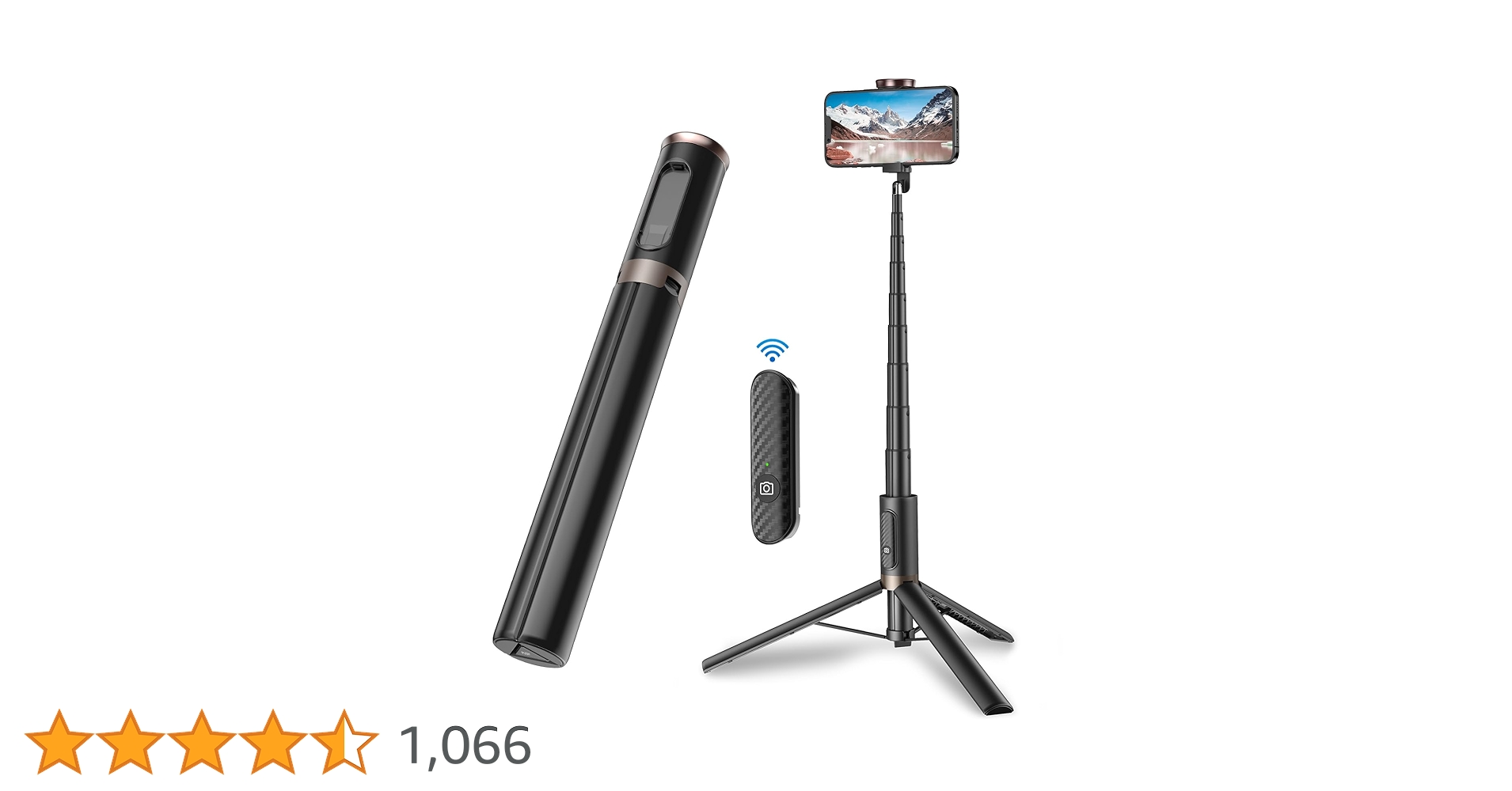 Amazon.co.jp: KKZN 170cm スマホ 三脚 自撮り棒 さんきゃく