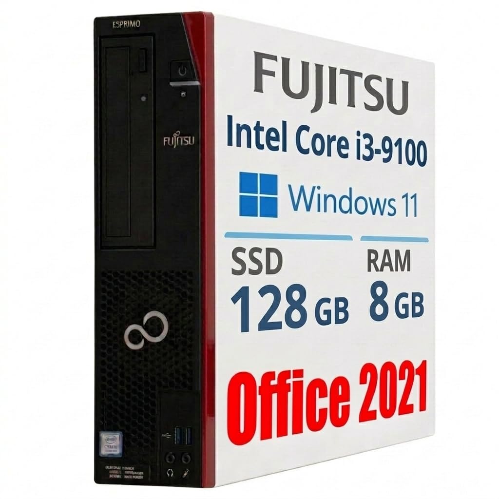 Amazon.co.jp: 【整備済み品】富士通 ESPRIMO D588 第9世代i3-9100 8GB