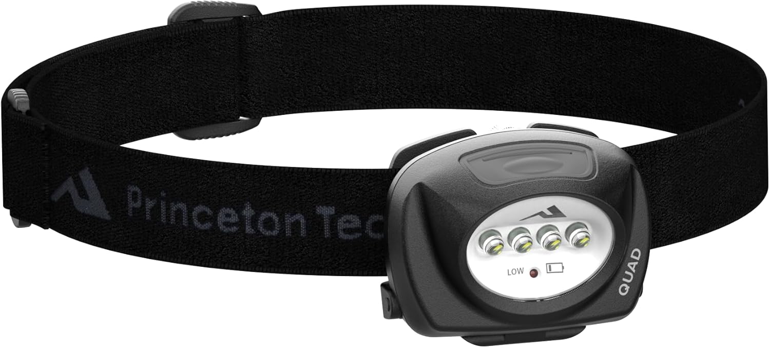 Princeton Tec Quad Industrial Headlamp - Black