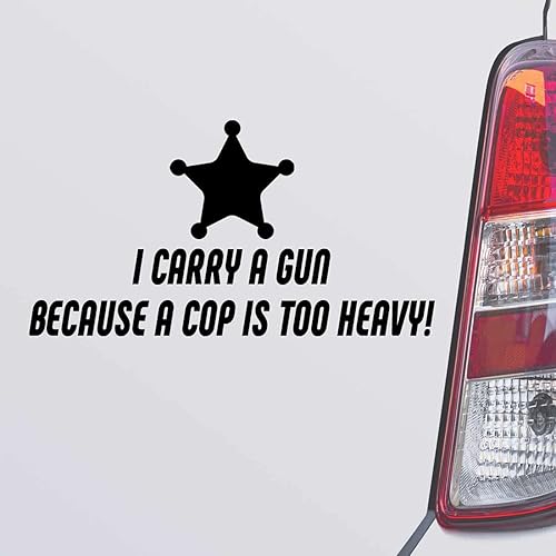 Miniatura 3 de Calcomanía para parachoques de coche, diseño de policía de policía de policía de policía de color rosa, desE73