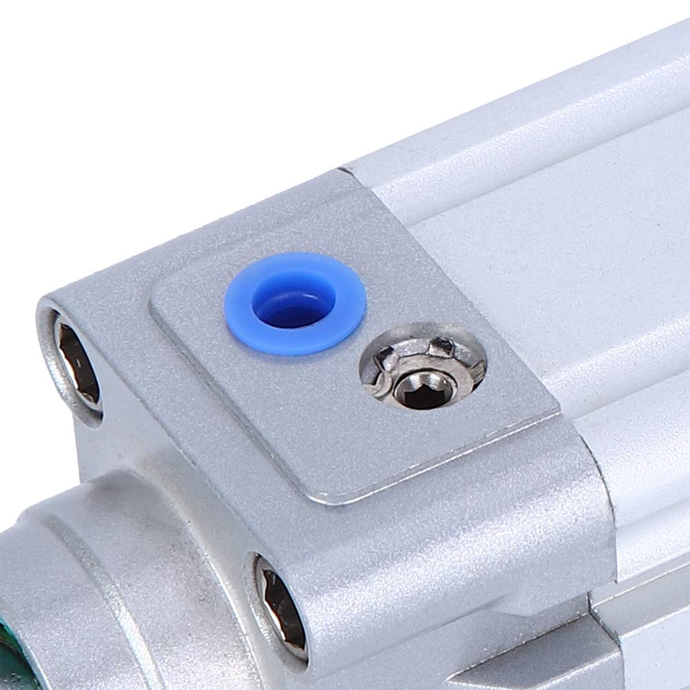 Cilindro Neumático de Aleación de Aluminio DNC32, Componentes Neumáticos con Amortiguador Ajustable, Cilindro Resistente a la Corrosión para Automatización Industrial, Múltiples Op (DNC32*50)