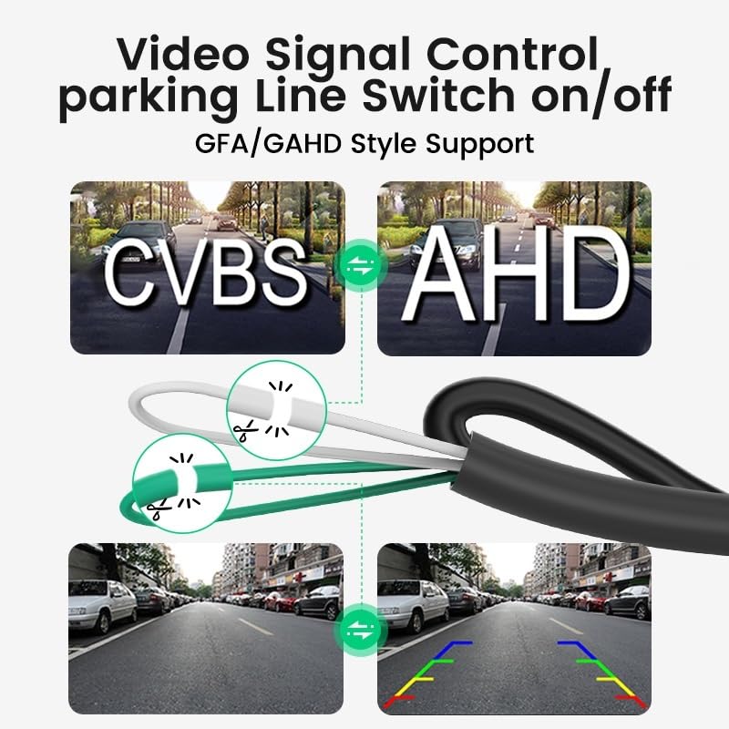 Caméra de recul anti angle mort vision nocturne pour Ford Focus 2005 - 5