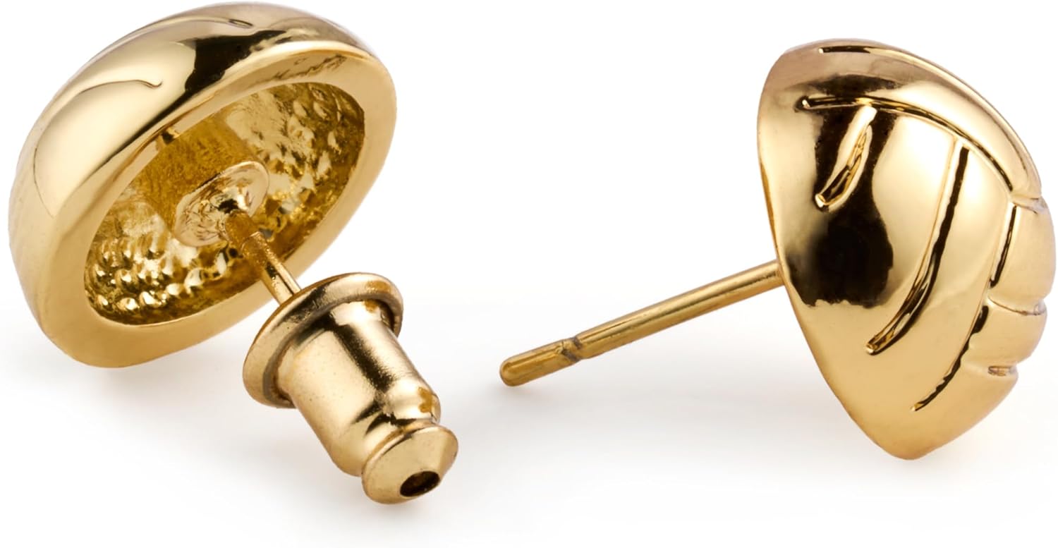 Volleyball Jewelry - 18k Gold-Plated Studs | Gift for Moms, Players & Fans - Image 2