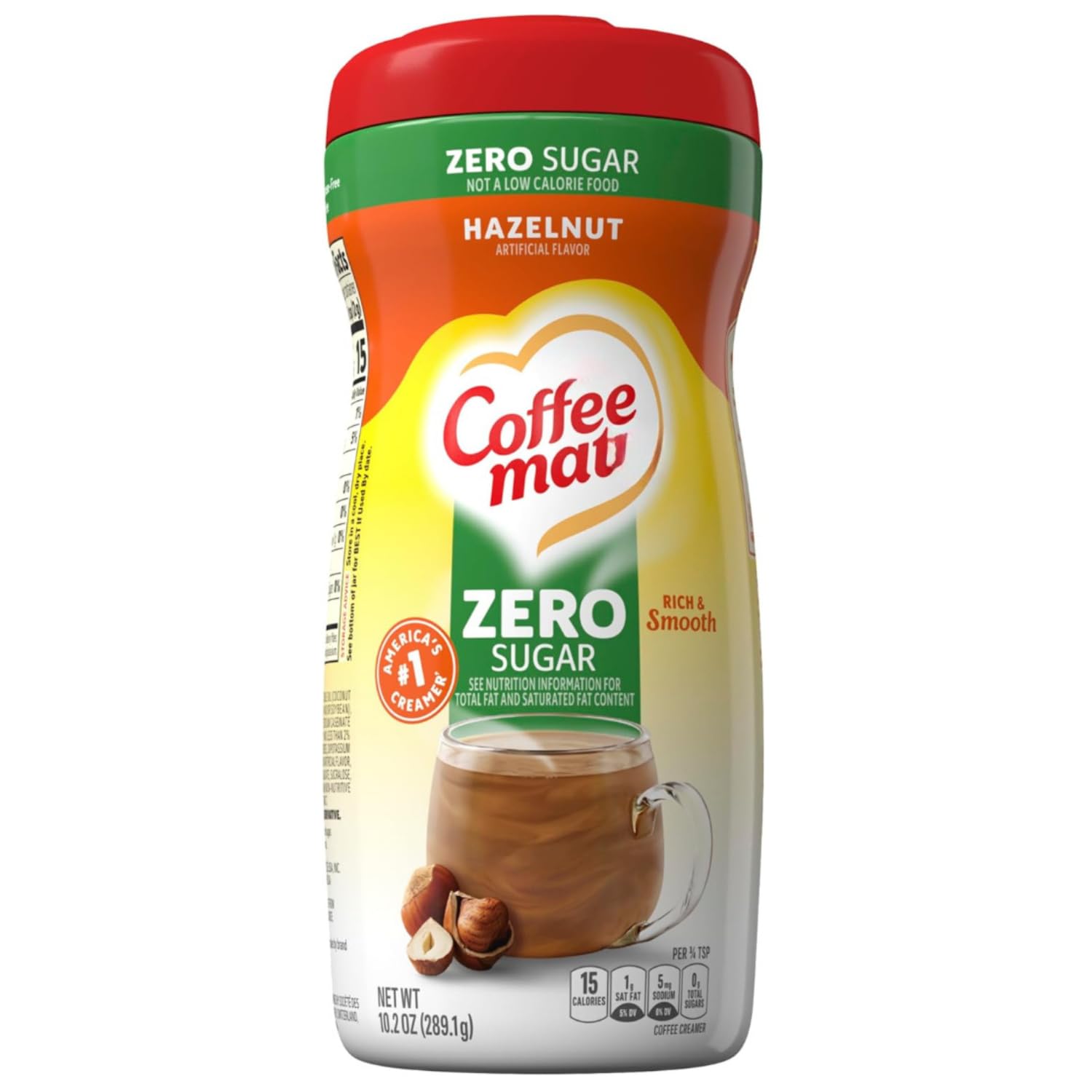 Coffee-mates Hazelnut, Sugar-Free Powdered 289.1G (Imported)-picture-11