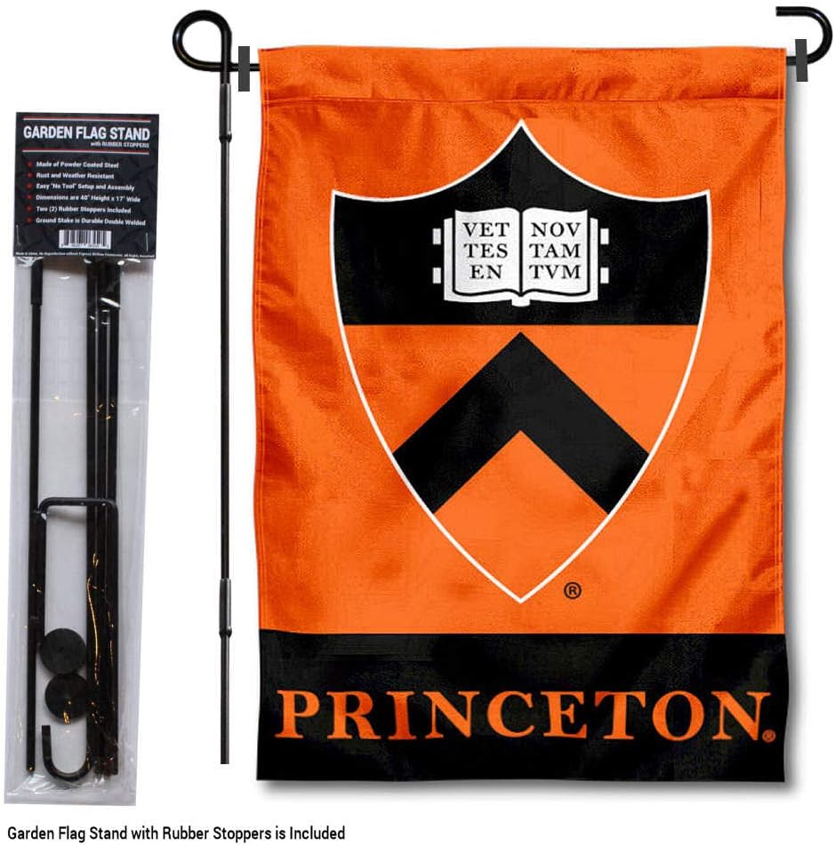 Princeton Tigers Garden Flag with Stand Holder