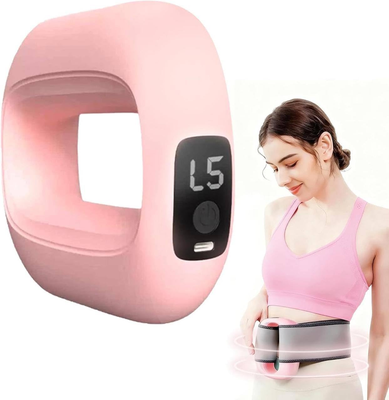 Rechargeable Muscle Stimulator for Abs and Body with Adjustable Intensity, LCD Display and USB Charging, Portable Fitness Device for Abdominal, Arm, Leg and Waist Training for Men and Women-image-14