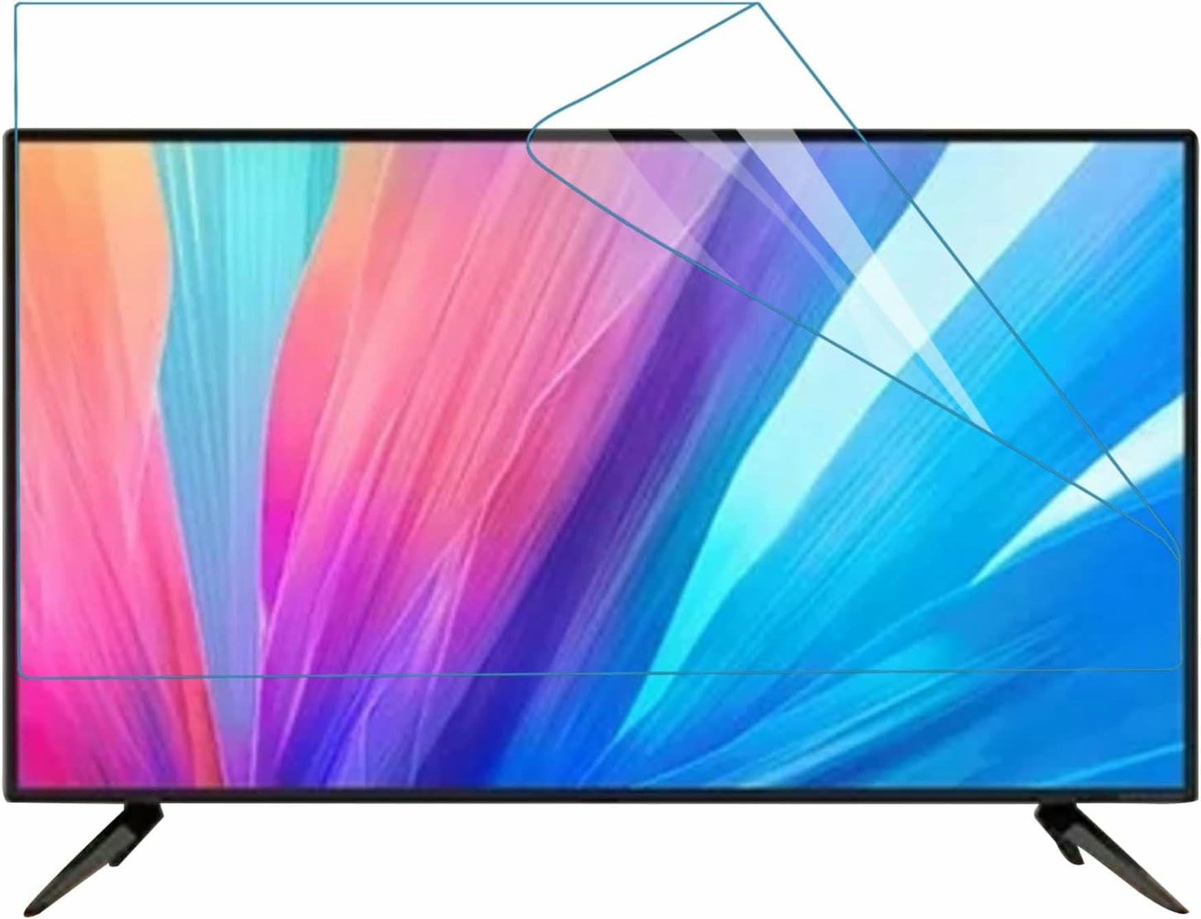 Filtre TV lumière bleue 75 pouces pour des soirées cinéma en famille sans reflets