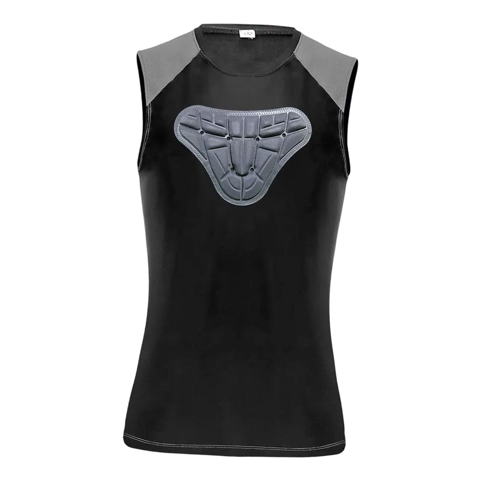 Men Padded Chest Rib Protector Vest Equipment for Football Training Baseball M | Sporting Goods | Team Sports | Basketball | Clothing, Shoes & Accessories | Protective Gear