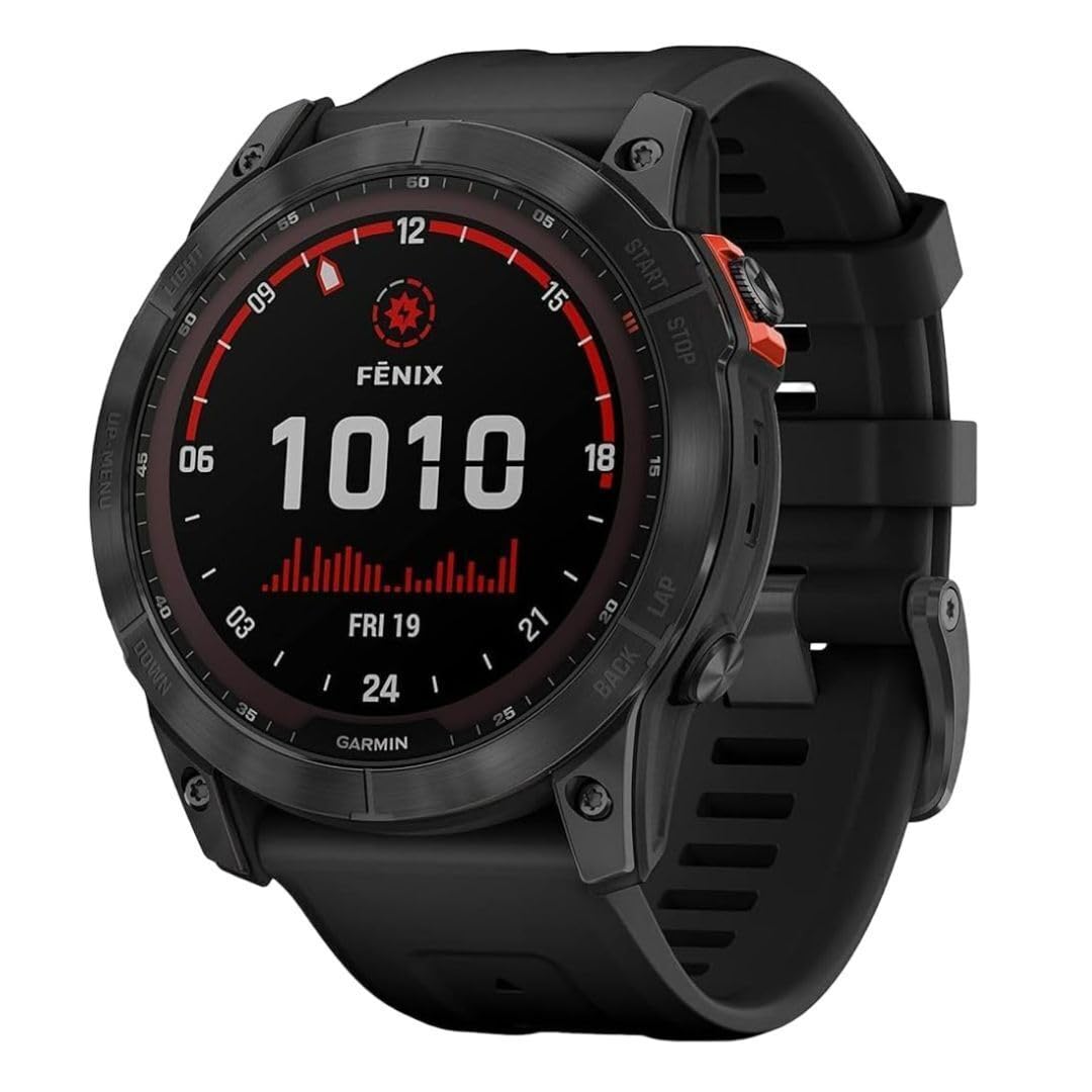 Amazon.com: Garmin Fenix 7X Solar Smartwatch (Slate Gray/Black