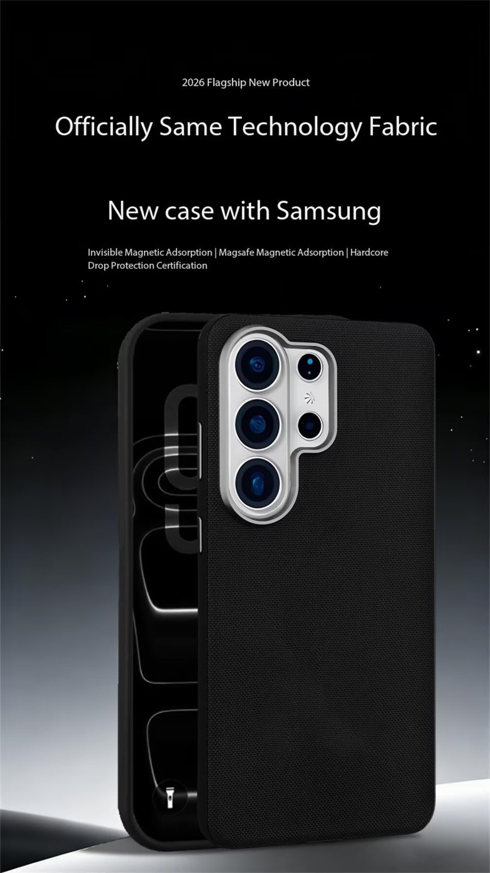 Amazon.com: Case for Galaxy S26,Premium Tech-Woven Fabric Texture