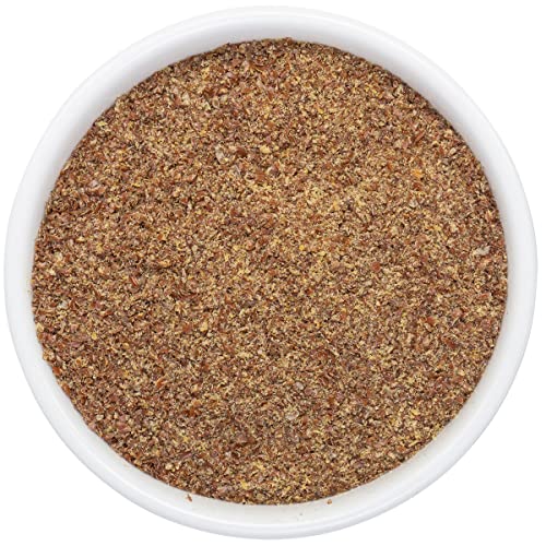 Image of Indiana Cold Milled Flax Seeds Powder |Roasted Flax Seeds Powder for Eating Weight Loss Hair Growth, Diet Snack food (400gm)