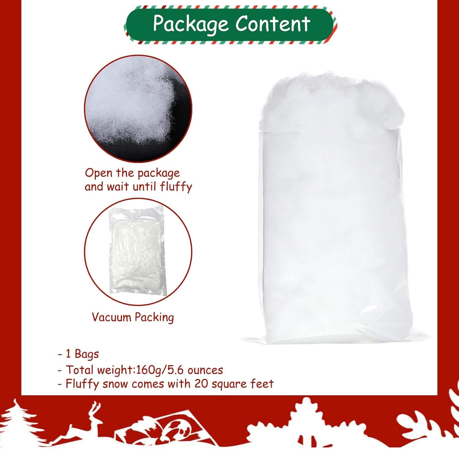 Décorations De Neige Artificielle, 60 M² En Fibre De Coton Duveteuse Pour Intérieur Et Maison, Décoration De Noël, Village, Manteau D'hiver, Fausse Neige Pour Sapin De Noël, Vacances D'hiver (567 G