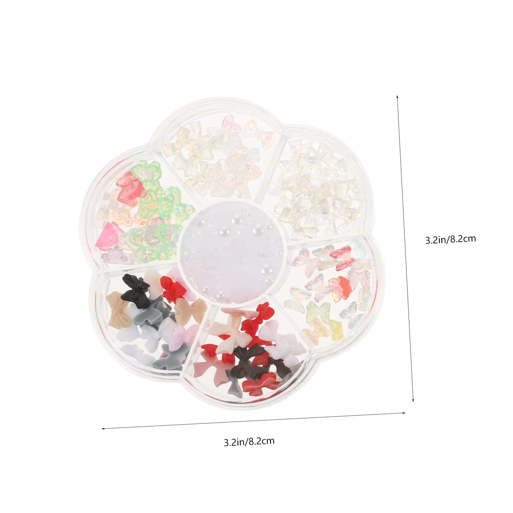 5 Set Decorazioni Per Unghie Ciondoli Per Manicure Accessori Nail Art Per Unghie Eleganti E Creative 2 Scatole*5