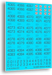 Techmod 48121 1/48 Corsair F4U-1 Birdcage 1943 Aircraft Wet Decal WWII