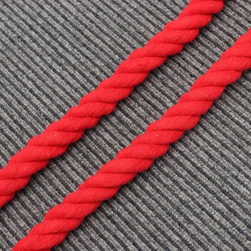 Corde cheval en coton avec mousqueton déclencheur rouge - 2